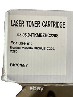 100% Genuine Konica Minolta Bizhub C220/c280 Toner Tn216y Tn216c Tn216m