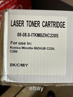 100% Genuine Konica Minolta Bizhub C220/c280 Toner Tn216y Tn216c Tn216m