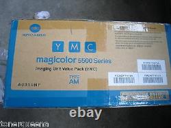 3 Genuine Konica Minolta Color Imaging DRUM Unit 4600 4650 4690 5500 5600 5650