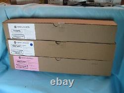 3 Set Genuine Konica Minolta A9e833a A9e843a A9e8130 Cmk Toner Cartridges Tn514a