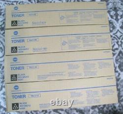 4 Genuine Konica Tn711k Black Toner Cartridge A3vu130 Sealed Free Shipping