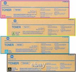 4 NEW Genuine Konica Minolta Bizhub press C6000 C7000 C7000P Toner TN616K TN616C