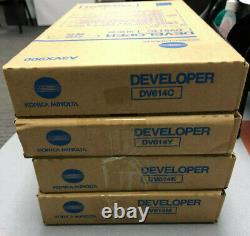 DV614 CMYK Genuine Konica Minolta SET, Developer For Press C1060