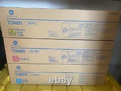 Genuine 3PK Toner Cartridge for KONICA MINOLTA Bizhub C452 C552 C652 TN613C