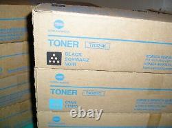 Genuine KONICA MINOLTA TN324K TN324Y TN324M TN324C Toner Cartridges, Set of 4