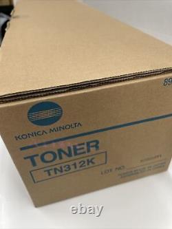 Genuine KONICA Minolta TN312K 8938-701 Bizhub Black Toner