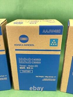 Genuine Konica Minolta (3 PK) CMY Toner Cartridges C3350i/C4050i AAJW230 330 430