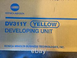 Genuine Konica Minolta Dv311y Yellow Developing Unit New