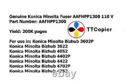 Genuine Konica Minolta Fuser AAFHPP1300 110 V