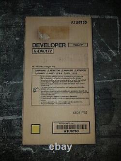 Genuine Konica Minolta G-DV617Y A1U9760 Yellow Developer Bizhub PRESS C6000 BNIB