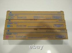 Genuine Konica Minolta TN-321 CMY Color Toner Set