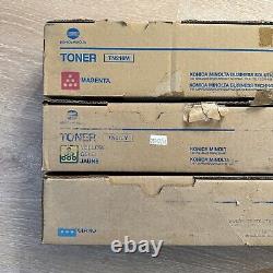 Genuine Konica Minolta TN216C TN216M TN216Y Toner Cartridge Color Set OEM NEW