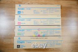 Genuine Konica Minolta TN314 CMYK Toner Cart BizHub C353/C353P Same Day Shipping
