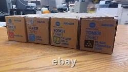 Genuine Konica Minolta TN324 Full Toner Set of 4 CMYK Bizhub TN-324 OEM NEW