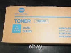 Genuine Konica Minolta TN619C A3VX430 CYAN Toner Sealed Box