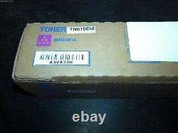 Genuine Konica Minolta TN619EM A3VX33H MAGENTA Toner Sealed Box LABEL ON BOX
