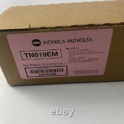 Genuine Konica Minolta TN619EM TN619M A3VX33H MAGENTA Toner OEM Color
