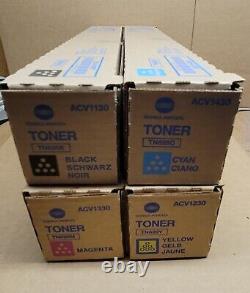 Genuine Konica Minolta TN626KCMY Complete Set New Sealed