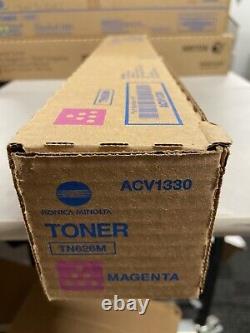 Genuine Konica Minolta TN626M ACV1330 Magenta Toner Cartridge OEM Sealed