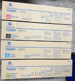 Genuine Konica Minolta TN711 C M Y K Toners Set A3VU130 A3VU230 A3VU330 A3VU430