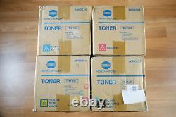Genuine Konica Minolta TN713 CMYK Toner Cartridge Set Bizhub C659 C759 Same Day
