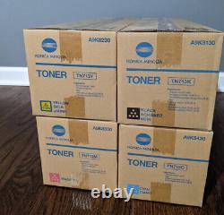 Genuine Konica Minolta TN713 CMYK Toner Set C659 C759 Cyan Black Magenta Yellow
