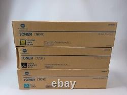 Genuine Konica Minolta TN715Y TN715K TN715C YellowithCyan/ Black Toner Cartridge