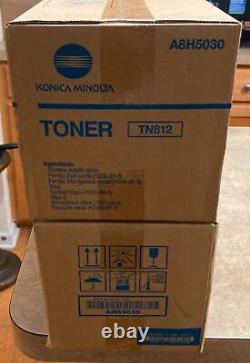 Genuine Konica Minolta TN812 Black Toner Cartridge A8H5030 Bizhub 758 808 ULC1-0