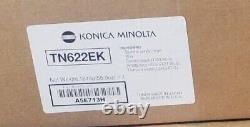 Genuine Konica Minolta Tn622ek Black Toner Cartridge
