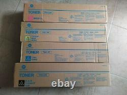 Genuine Konica Minolta Toner Full Set TN312C TN312Y TN312M TN312K Brand New