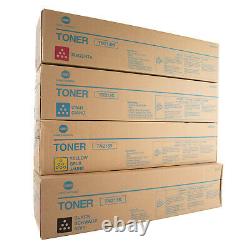 Genuine Konica Minolta Toner Set For Bizhub TN213K TN213Y TN213M TN213C