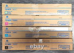 Genuine Konica Minolta Toner Set TN221 CMYK A8K3130 A8K3230 A8K3330 A8K3430