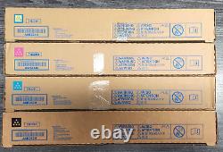 Genuine Konica Minolta Toner Set TN221 CMYK A8K3130 A8K3230 A8K3330 A8K3430