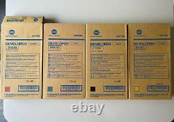 Genuine Konica Minolta bizhub DV610 Developer Set C/M/Y/K