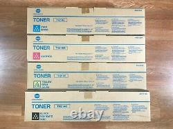 Genuine Konica TN214 CMYK Toner Set For BizHub C200, C203, C253 Same Day Shipping