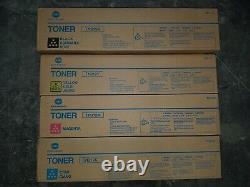 Genuine Set of 4 Konica Minolta TN312 8938-701 8938-702 8938-703 8938-704 Toners