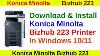 Install Konica Minolta Bizhub 223 Printer In Windows 10 11