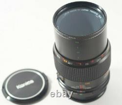 Konica Macro Hexanon AR 55mm f3.5 Lens + 11 Adapter + genuine caps and pouch