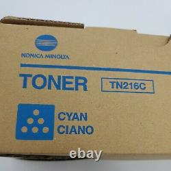 Konica Minolta A11G431 CYAN TONER TN216C OEM Genuine Original