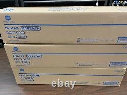 Konica Minolta Bizhub OEM Genuine DV619 Color Set Developing Unit DV619C DV619Y