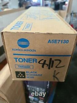 Konica Minolta BlacK Toner TN622K A5E7130 genuine OEM