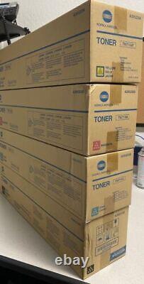 Konica Minolta OEM Factory Sealed TN711 Full Set Of All 4 Toners Genuine