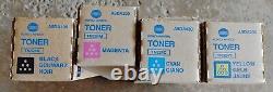 Konica Minolta TN324 Set Toner Cartridges Y, C, M, K Genuine Oem New