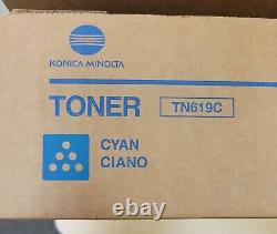 Konica Minolta TN619C Genuine Cyan Toner Cartridge (A3VX430)
