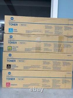 Konica Minolta TN7ll Toner New Genuine- KCMY For C654, C754