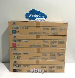 Konica TN210 8938-505 506 507 508 Toner Cartridges Set KYMC For BH C250 C252 NEW