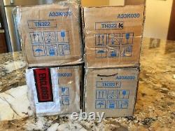 Lot Of 4 Genuine Konica Minolta TN322 Toner Cartridges A33K030