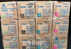 Lot of 12 Genuine Konica Minolta Toner TN619Y TN619C TN619M TN619K C1060 C1070