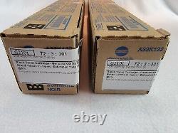 Lot of 2 Genuine Konica Minolta TN512K (A33K132) Black Toner Cartridges SEALED