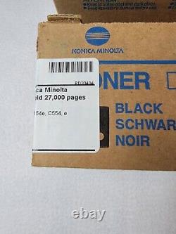 Lot of 2 Genuine Konica Minolta TN512K (A33K132) Black Toner Cartridges SEALED